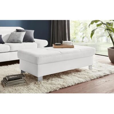 SOFA FASHION Fiji Weiß Hocker - Hocker SOFA FASHION Fiji Weiß Hocker - Hocker