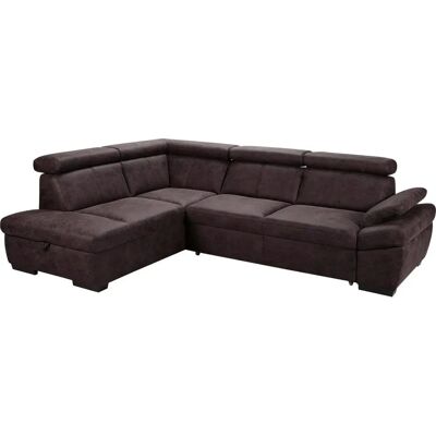 Sofa Salerno - Modular, mit Bett & Stauraum - 268cm Sofa Salerno - Modular, mit Bett & Stauraum - 268cm
