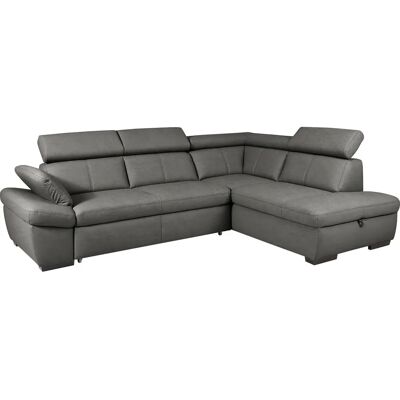 Ecksofa Salerno - Mikrofaser, L-Form, mit Bettfunktion Ecksofa Salerno - Mikrofaser, L-Form, mit Bettfunktion