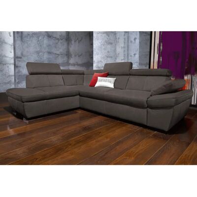 Ecksofa Salerno - Microfaser, anthrazit - Sofa Ecksofa Salerno - Microfaser, anthrazit - Sofa