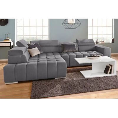 Sofa Fashion Elias L-Form Sofa - Grau Sofa Fashion Elias L-Form Sofa - Grau