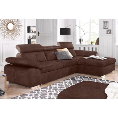 Ecksofa EXXPO - Mikrofaser Eckecke mit Bettfunktion - SOFA FASHION Ecksofa EXXPO - Mikrofaser Eckecke mit Bettfunktion - SOFA FASHION