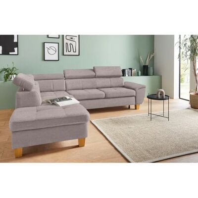 SOFA FASHION Enya L-Form Taupe Sofa - Sofa SOFA FASHION Enya L-Form Taupe Sofa - Sofa