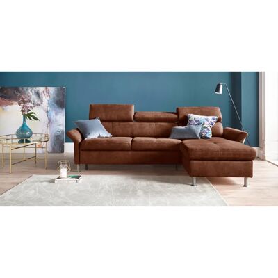 Exxpo Maretto L-Form Sofa - Microfaser, mit Schlaffunktion Exxpo Maretto L-Form Sofa - Microfaser, mit Schlaffunktion