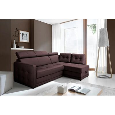 SOFA FASHION Arles - L-Form, Braun, 225x94x165cm - Sofa SOFA FASHION Arles - L-Form, Braun, 225x94x165cm - Sofa