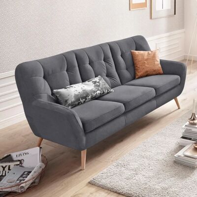 Exxpo Mikrofaser 3-Sitzer Sofa - Skandinavisches Design Exxpo Mikrofaser 3-Sitzer Sofa - Skandinavisches Design
