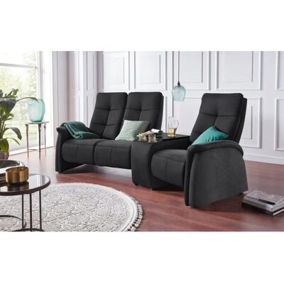 EXXPO - SOFA FASHION Tivoli, 3-Sitzer, Relax, Microfaser, Graphit - Sofa EXXPO - SOFA FASHION Tivoli, 3-Sitzer, Relax, Microfaser, Graphit - Sofa