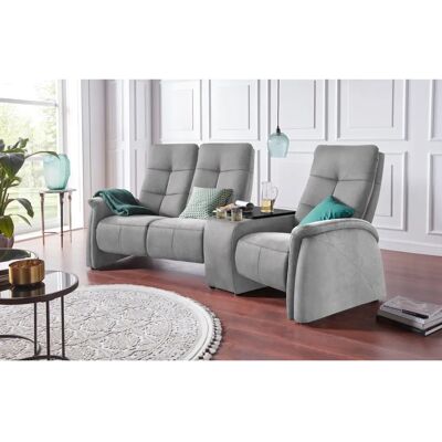 EXXPO Tivoli 3-Sitzer Sofa Silber - Sofa EXXPO Tivoli 3-Sitzer Sofa Silber - Sofa