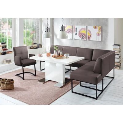 exxpo - sofa fashion Affogato Eckbank - FSC Holz, Lederoptik, Bequem exxpo - sofa fashion Affogato Eckbank - FSC Holz, Lederoptik, Bequem