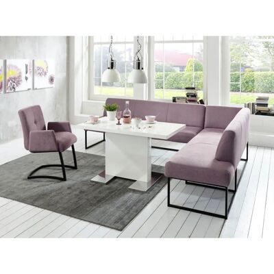 SOFA FASHION Affogato - Lila Polster Eckbank - Sitzbank SOFA FASHION Affogato - Lila Polster Eckbank - Sitzbank