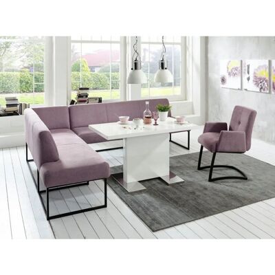 exxpo - sofa fashion Affogato - Hoher Sitzkomfort, lila - Eckbank exxpo - sofa fashion Affogato - Hoher Sitzkomfort, lila - Eckbank