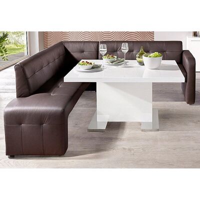 SOFA FASHION Barista Eckbank - Gepolstert, Solides Holzgestell, Hohe Bodenfreiheit SOFA FASHION Barista Eckbank - Gepolstert, Solides Holzgestell, Hohe Bodenfreiheit