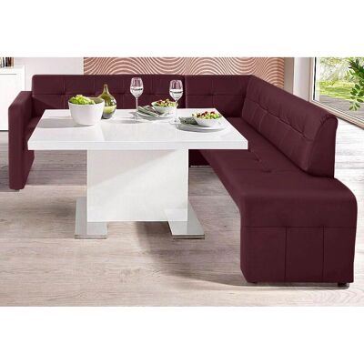 SOFA FASHION Burgunder L-förmige Eckbank - Eckbank SOFA FASHION Burgunder L-förmige Eckbank - Eckbank
