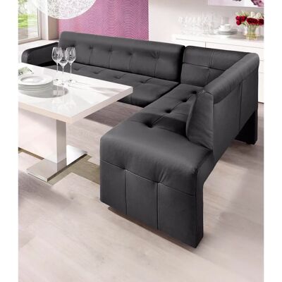 Eckbank EXXPO - Microfaser, Grau, 197x82x265 cm - Sofa Fashion Eckbank EXXPO - Microfaser, Grau, 197x82x265 cm - Sofa Fashion