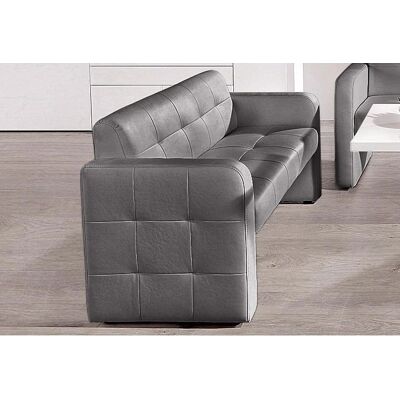 EXXPO - Modern 2-Sitzer Sofa - delphin - Softlux Kunstleder EXXPO - Modern 2-Sitzer Sofa - delphin - Softlux Kunstleder