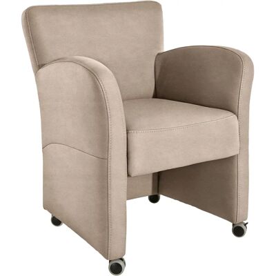 SOFA FASHION Cortado - Loungesessel - 66cm Beige SOFA FASHION Cortado - Loungesessel - 66cm Beige