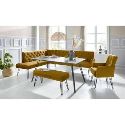 Sofa Fashion Doppio Sitzbank - Samt, Antik Gold - Sitzbank Sofa Fashion Doppio Sitzbank - Samt, Antik Gold - Sitzbank