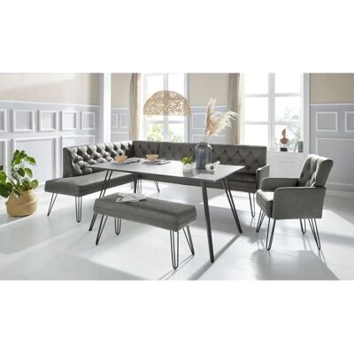 Eckbank Doppio - Gepolstert, FSC-Holz, Mikrofaser-Kunstleder - Sitzbank Eckbank Doppio - Gepolstert, FSC-Holz, Mikrofaser-Kunstleder - Sitzbank