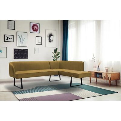 SOFA FASHION Americano - 3 Varianten Eckbank - Gelb SOFA FASHION Americano - 3 Varianten Eckbank - Gelb