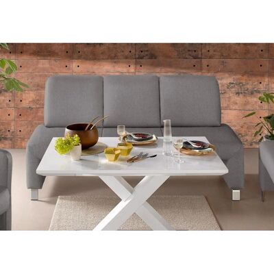 SOFA FASHION EXXPO Grau 162x91x67cm Moderne Polsterbank SOFA FASHION EXXPO Grau 162x91x67cm Moderne Polsterbank
