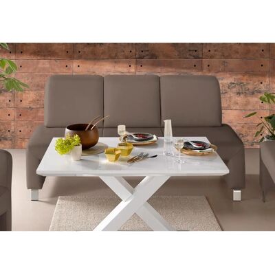 EXXPO SOFA FASHION Intenso Stoff oder Leder Grau 162cm EXXPO SOFA FASHION Intenso Stoff oder Leder Grau 162cm