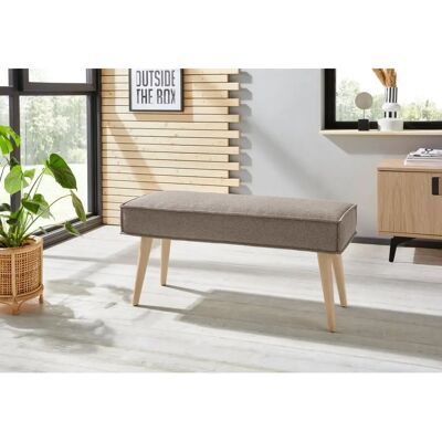SOFA FASHION Lungo - Eckbank in Grau, gepolstert SOFA FASHION Lungo - Eckbank in Grau, gepolstert