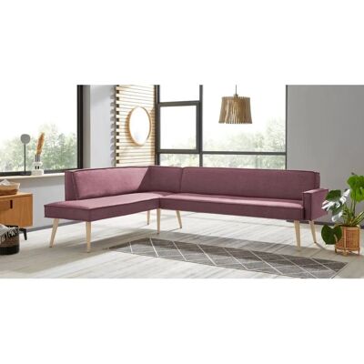 Sofa Fashion Lungo Lila - Eckbank - Gepolstert, Modern, FSC Zertifiziert - 198x84x260cm Sofa Fashion Lungo Lila - Eckbank - Gepolstert, Modern, FSC Zertifiziert - 198x84x260cm
