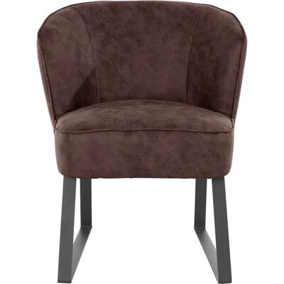 Sofa Fashion Americano Sessel - Mikrofaser, Antiklederoptik, Metallfüße - Sessel Sofa Fashion Americano Sessel - Mikrofaser, Antiklederoptik, Metallfüße - Sessel