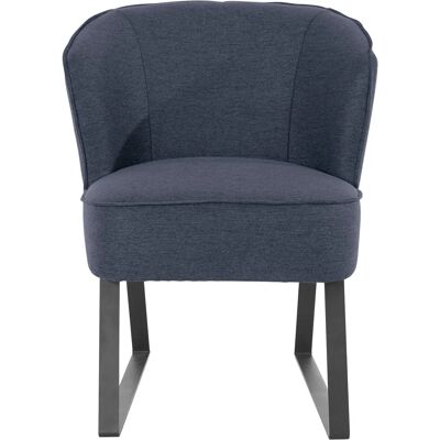 SOFA FASHION Americano - Webstoff, Metallfüße, Denim - Loungesessel SOFA FASHION Americano - Webstoff, Metallfüße, Denim - Loungesessel