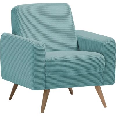SOFA FASHION Samso - Loungesessel - Cord POSO - Himmelblau - Produktart SOFA FASHION Samso - Loungesessel - Cord POSO - Himmelblau - Produktart