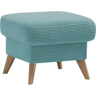 SOFA FASHION Samso - Himmelblauer Cord Fußhocker - Fußhocker SOFA FASHION Samso - Himmelblauer Cord Fußhocker - Fußhocker