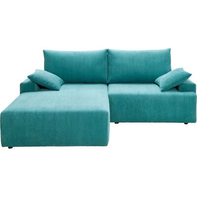 SOFA FASHION - Exxpo Ecksofa L-Form mit Stauraum, Himmelblau SOFA FASHION - Exxpo Ecksofa L-Form mit Stauraum, Himmelblau