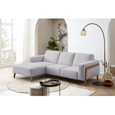 Ecksofa EXXPO - Moderner Web Velours - Recamiere links - Sofas Ecksofa EXXPO - Moderner Web Velours - Recamiere links - Sofas