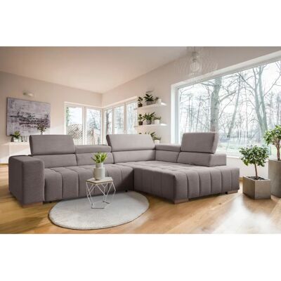 Ecksofa EXXPO - Hoher Sitzkomfort - L-Form - Cord Ecksofa EXXPO - Hoher Sitzkomfort - L-Form - Cord