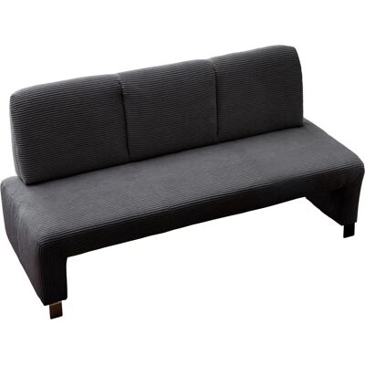 exxpo sofa fashion Intenso Grau Stoff 182cm 3-Sitzer Bank - Sitzmöbel exxpo sofa fashion Intenso Grau Stoff 182cm 3-Sitzer Bank - Sitzmöbel