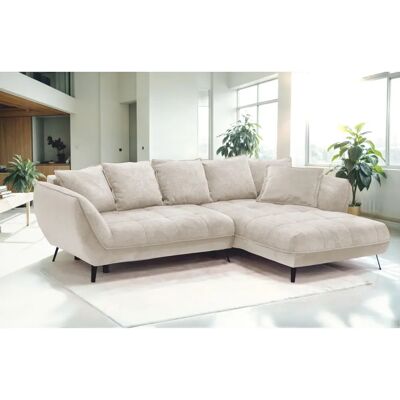 Ecksofa Midway - Microvelours, Recamiere, Bettfunktion - Sofa Ecksofa Midway - Microvelours, Recamiere, Bettfunktion - Sofa