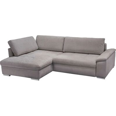 SOFA FASHION EXXPO - Taupe-Rust Ecksofa mit Bettfunktion - Sofa SOFA FASHION EXXPO - Taupe-Rust Ecksofa mit Bettfunktion - Sofa