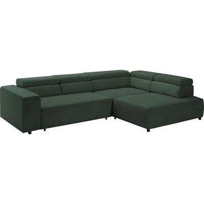 SOFA FASHION VITTORIO Grün - Sofas mit verstellbarer Rückenlehne SOFA FASHION VITTORIO Grün - Sofas mit verstellbarer Rückenlehne