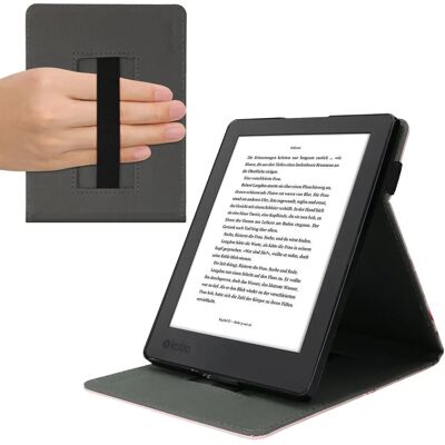 Kwmobile - Kobo Aura H2O Edition 2 - Magnolia - Couro sintético - Case Kwmobile - Kobo Aura H2O Edition 2 - Magnolia - Couro sintético - Case