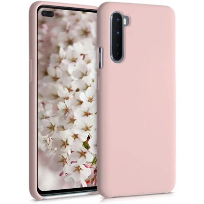KWMOBILE Capa de silicone rosa para OnePlus Nord - Capinha de telefone KWMOBILE Capa de silicone rosa para OnePlus Nord - Capinha de telefone
