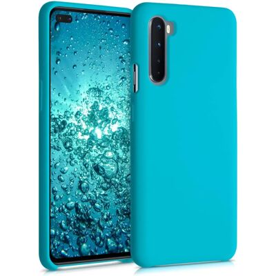 Capa de silicone azul Kwmobile para OnePlus Nord - Capinha de telefone Capa de silicone azul Kwmobile para OnePlus Nord - Capinha de telefone