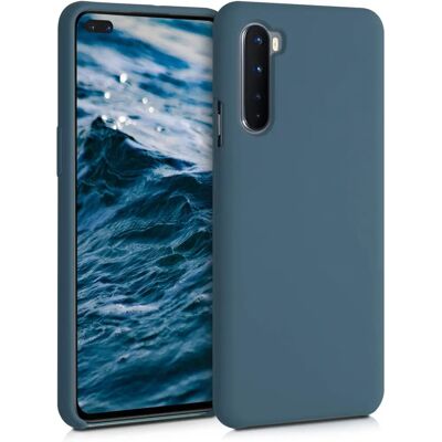 Capa de silicone azul Kwmobile para OnePlus Nord - Capinha Capa de silicone azul Kwmobile para OnePlus Nord - Capinha