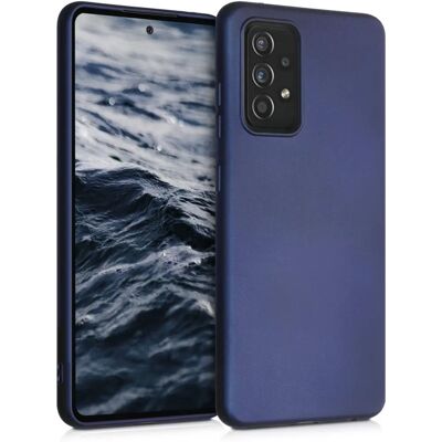 Kwmobile Samsung Galaxy A52/Silicone Azul - Capa Kwmobile Samsung Galaxy A52/Silicone Azul - Capa