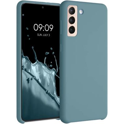 Kwmobile - Samsung Galaxy S21 Plus - Azul - Capa de silicone Kwmobile - Samsung Galaxy S21 Plus - Azul - Capa de silicone