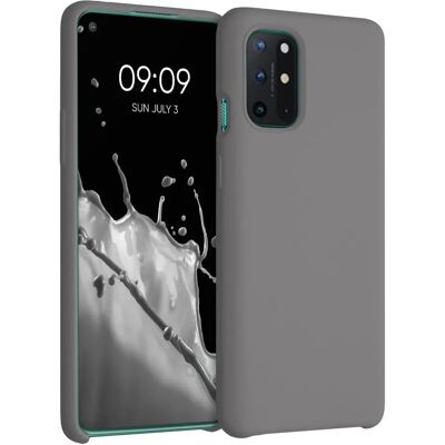 KWmobile - OnePlus 8T - Silicone - Cinzento - Capa KWmobile - OnePlus 8T - Silicone - Cinzento - Capa