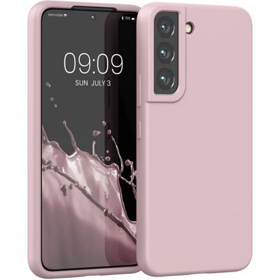 Husa Kwmobile Samsung Galaxy S22 Silicone Rosa - Capa para Celular Husa Kwmobile Samsung Galaxy S22 Silicone Rosa - Capa para Celular