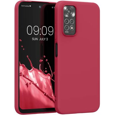 Kwmobile - Redmi Note 11/11s - Vermelho - Capa de silicone Kwmobile - Redmi Note 11/11s - Vermelho - Capa de silicone
