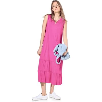 Robe midi sans manches rose Cecil XL - Vêtements Robe midi sans manches rose Cecil XL - Vêtements