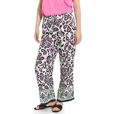 Pantalon culotte 7/8 taille haute femme Cecil Pantalon culotte 7/8 taille haute femme Cecil