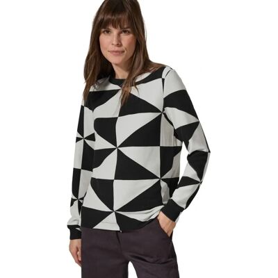 Cecil XL (44) T-shirt manches longues graphique noir Cecil XL (44) T-shirt manches longues graphique noir